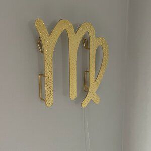 Virgo Gold Wall LED Decor